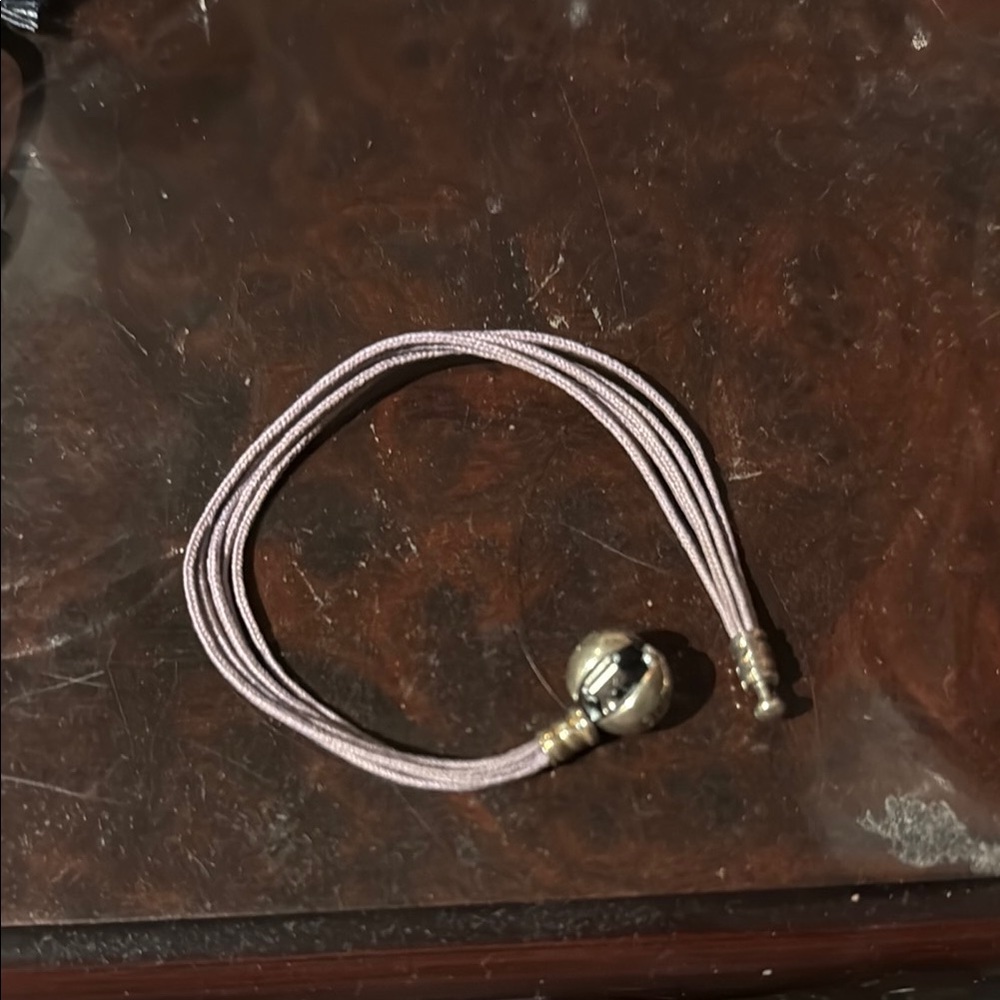 Elegant Silver and Purple Bracelet